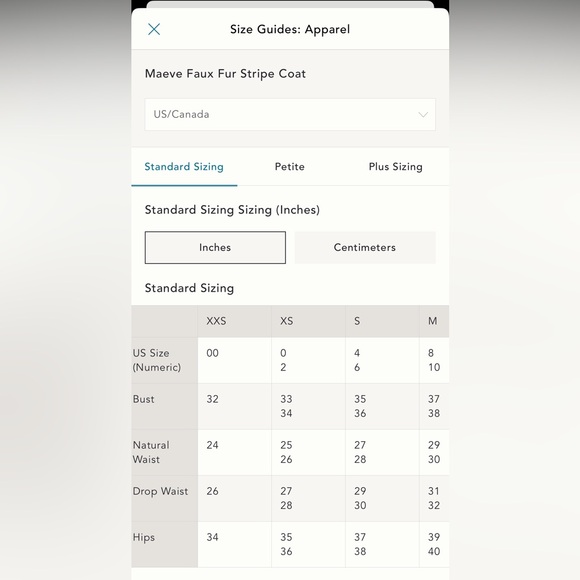 Maeve Faux Fur Stripe Coat in Blue Motif from Anthropologie New🆕 & Never Worn😍 - Picture 15 of 16